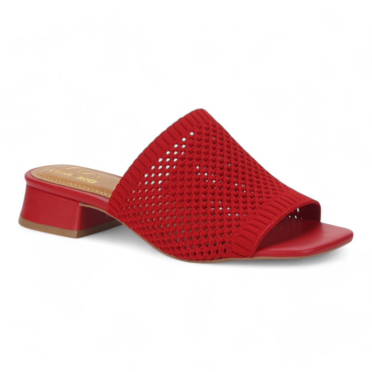 Bruno Menegatti America Mule Knit Sandal - Red