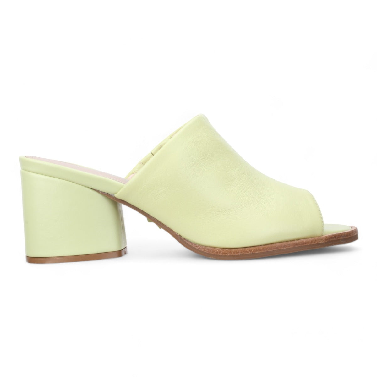 Bruno Menegatti Norah Leather Mule Sandal - Citrus