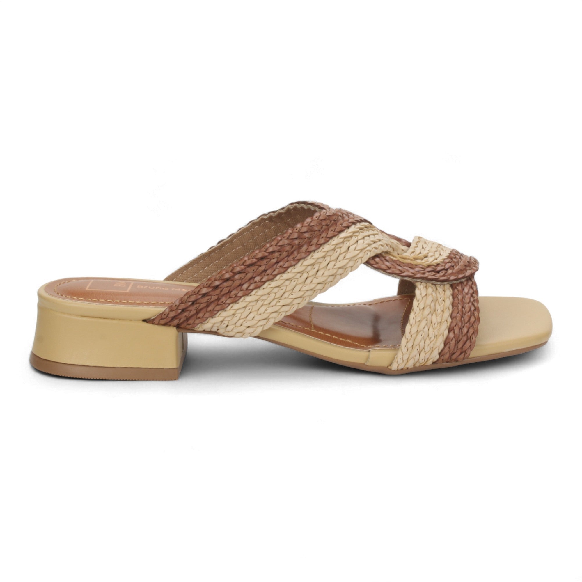 Bruno Menegatti Verina Sandals Straw/Cork - Natural Mousse