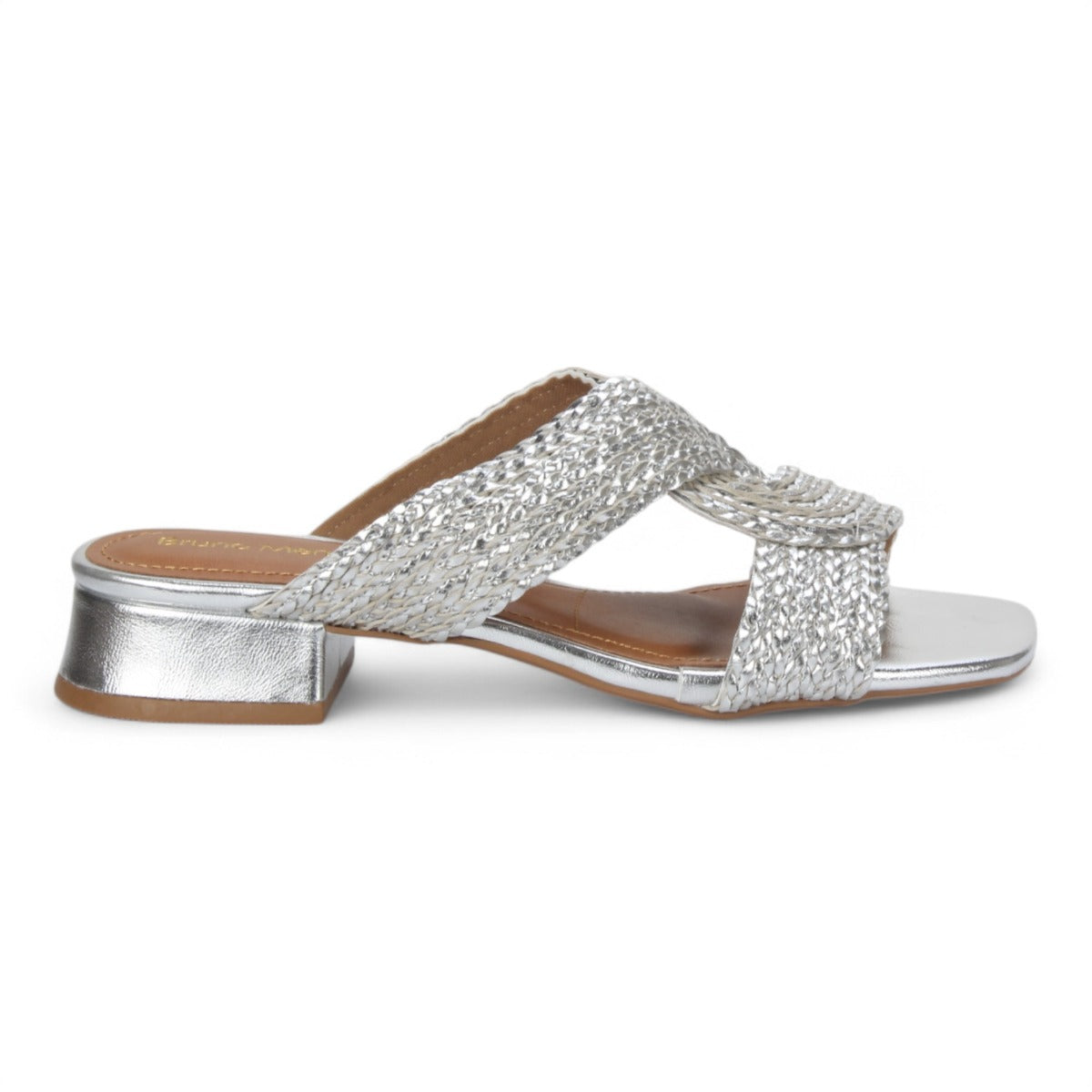 Bruno Menegatti Verina Slide Sandal - Silver