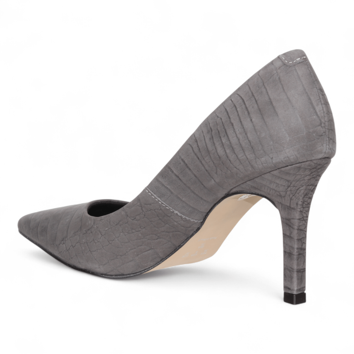 Bruno Menegatti Wren Embossed Pump Alligator - Granite