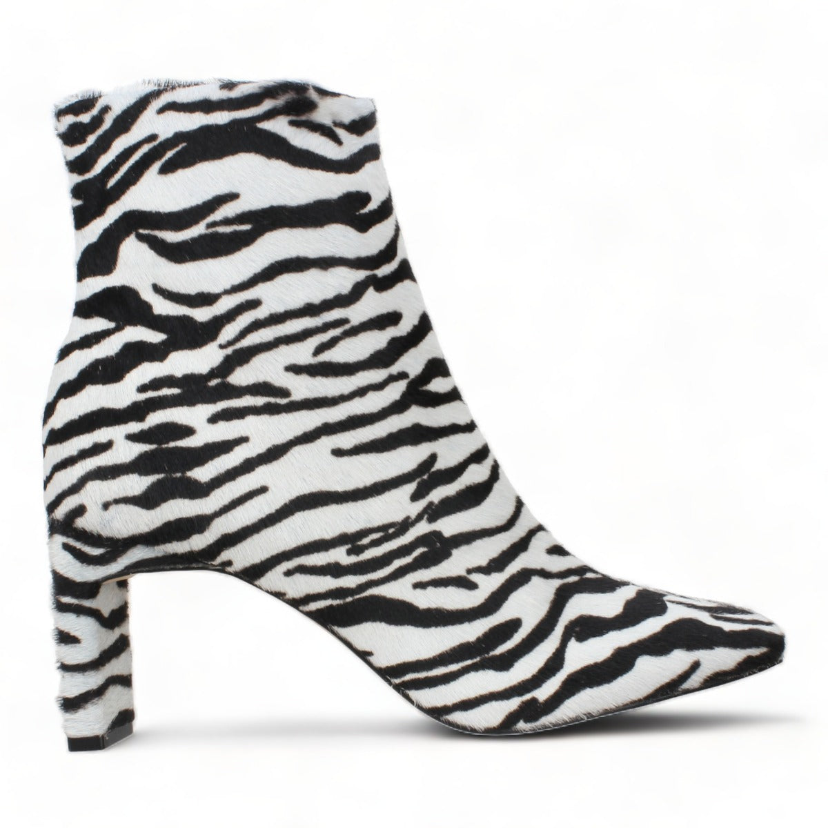 Carrano Abigail Fur/Leather Dress Boot - Zebra