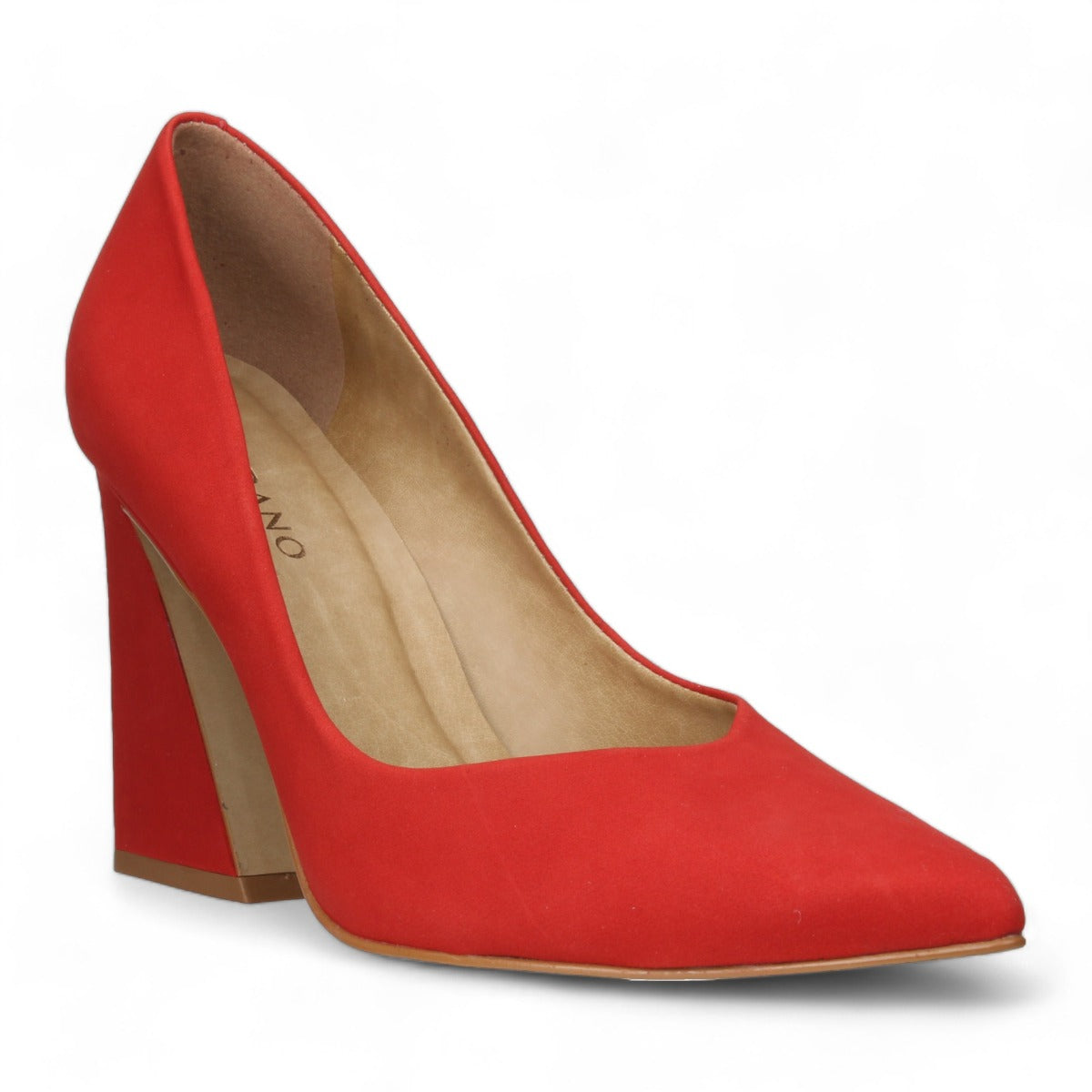Carrano Ella Nubuck Dress Pump - Red