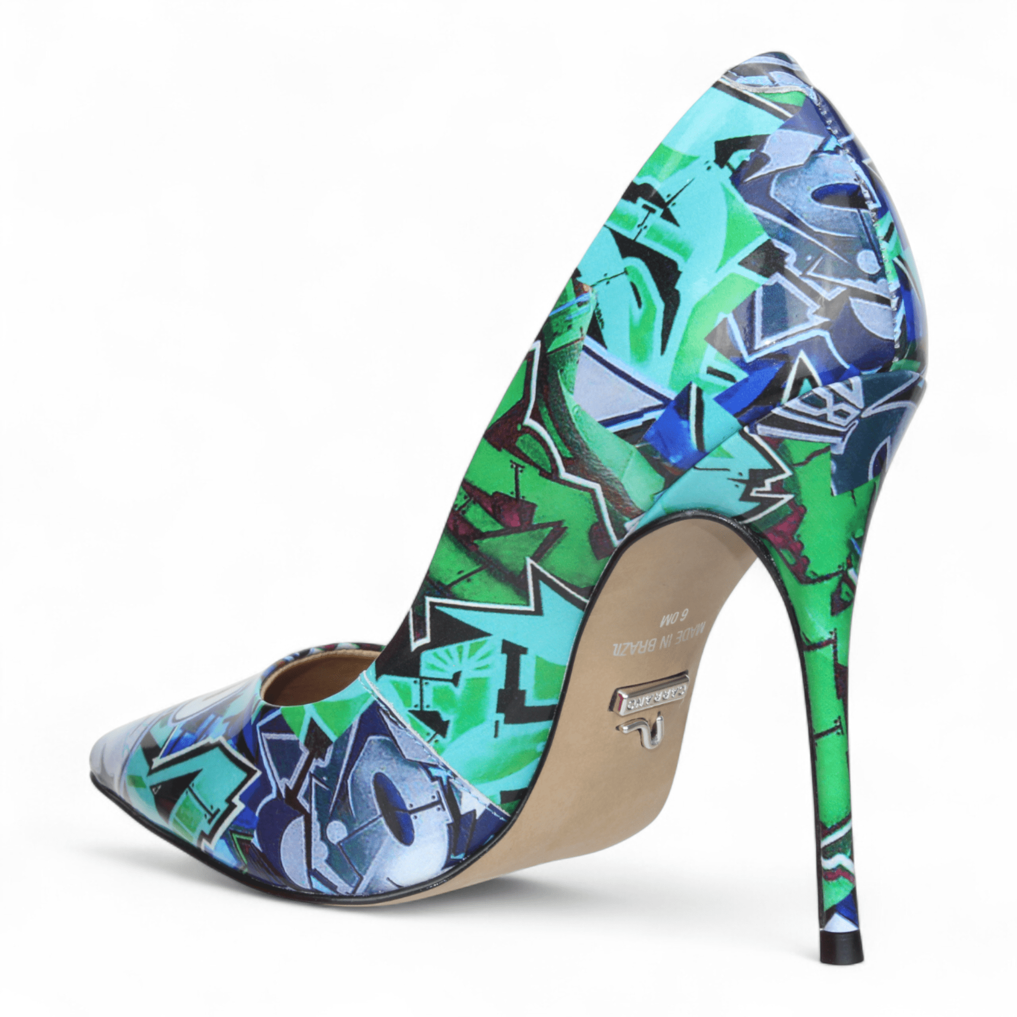 Carrano Loretta Pump - Graffiti Green
