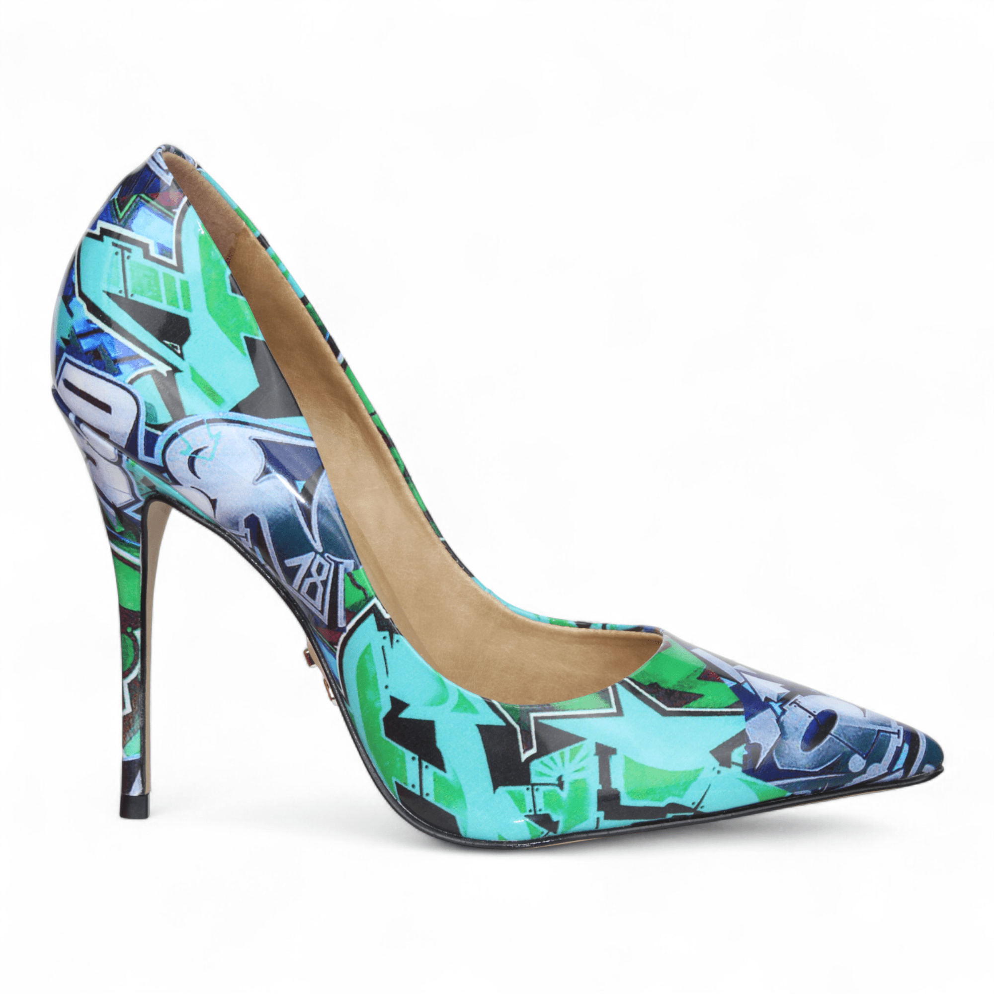 Carrano Loretta Pump - Graffiti Green