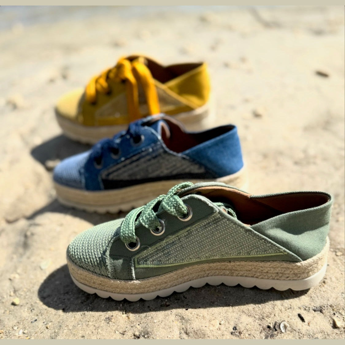 Love Rio Maisie Sequins Sneakers - Green