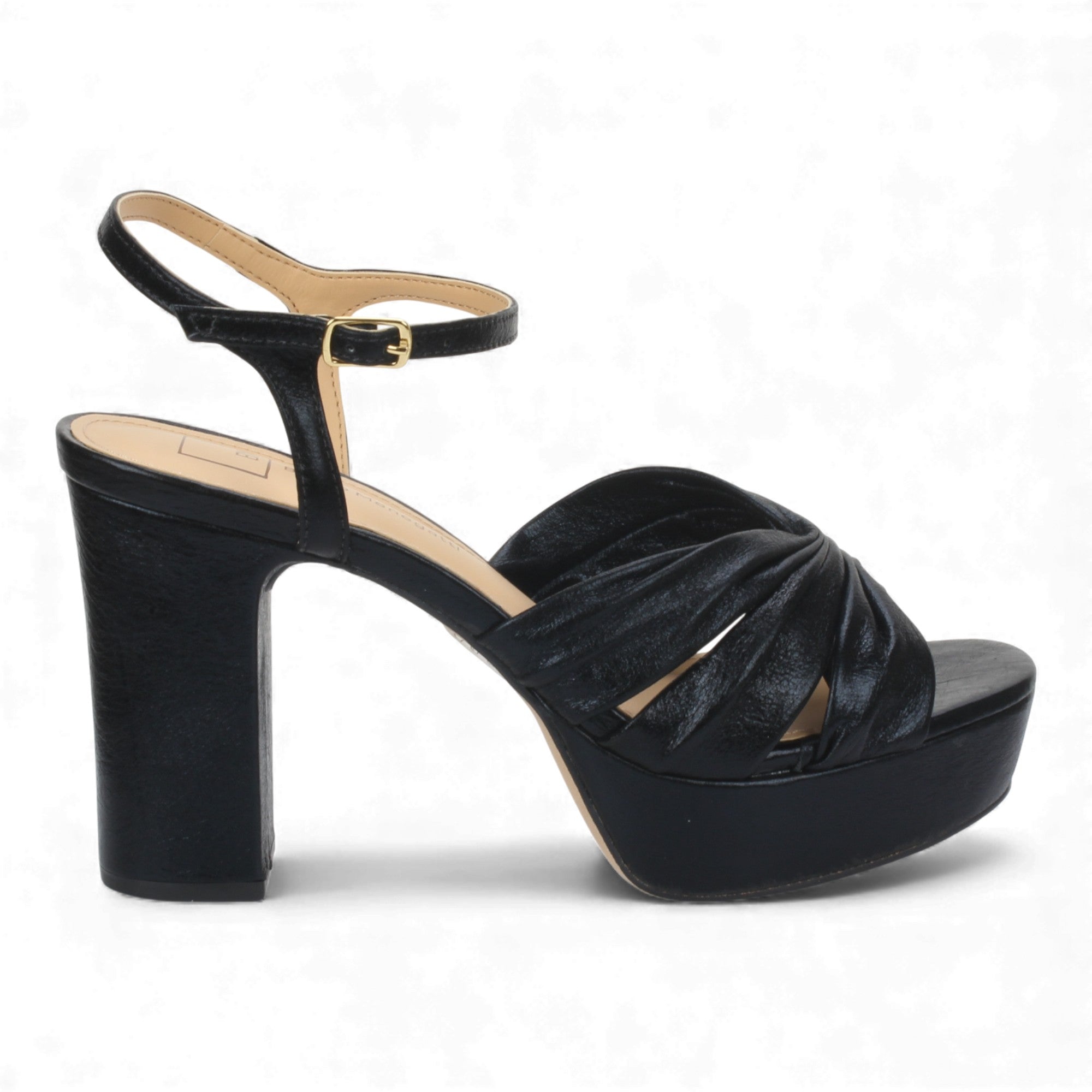 Bruno Menegatti Bianca Leather Dress Sandal - Black