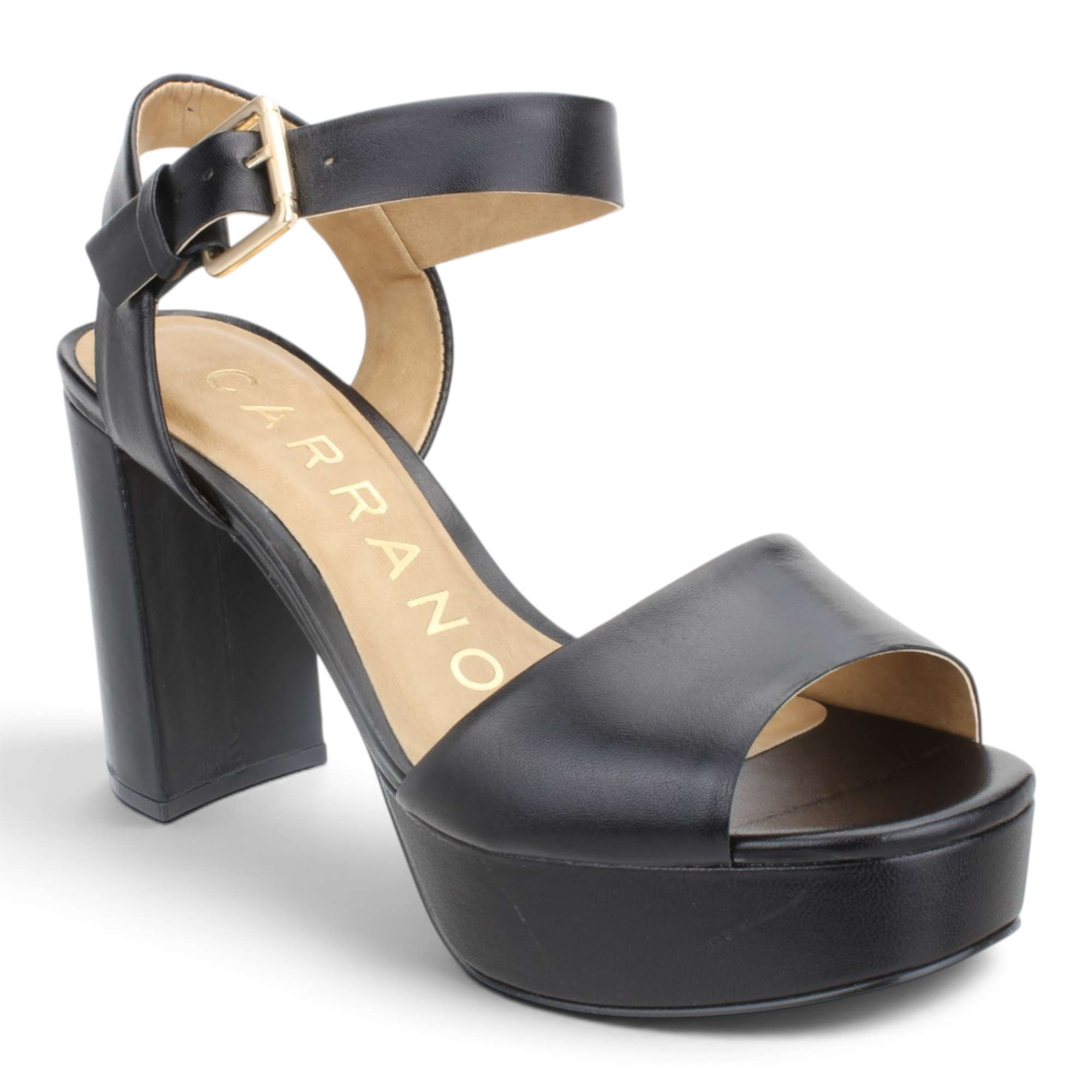 Carrano Maria Platform Sandal - Black
