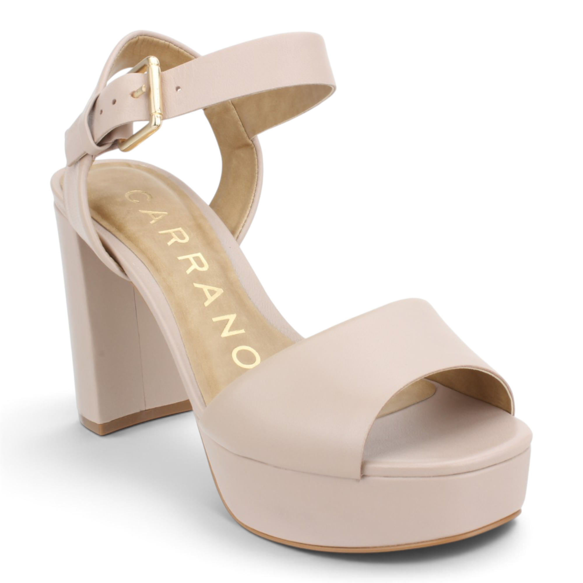Carrano Maria Platform Sandal - Nude