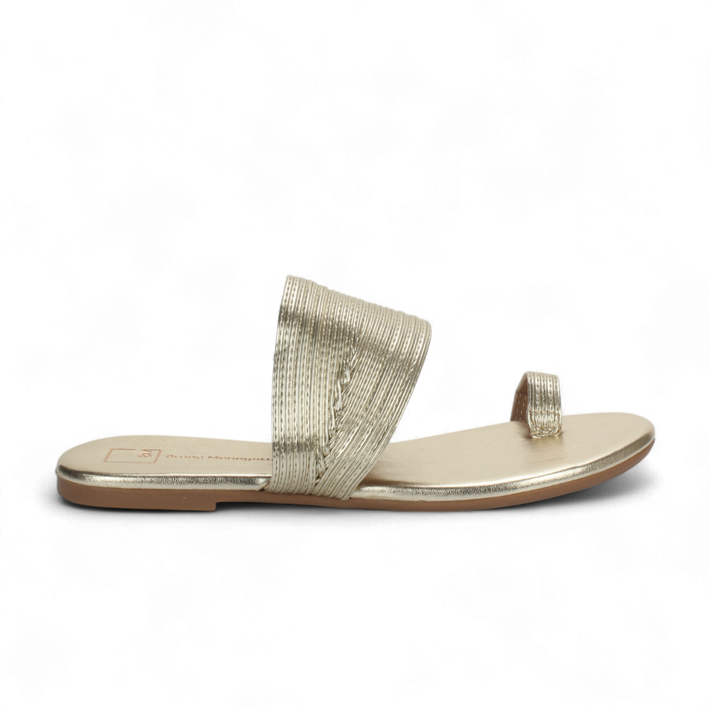 Bruno Menegatti Doya Slide Sandal - Light Gold