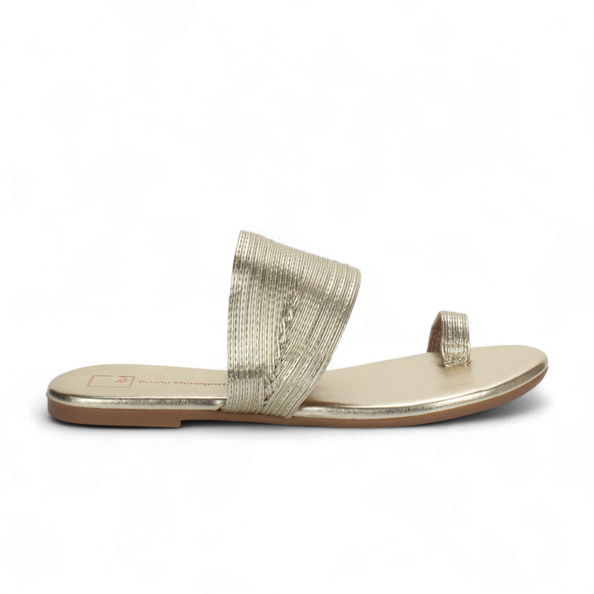 Bruno Menegatti Doya Slide Sandal - Light Gold