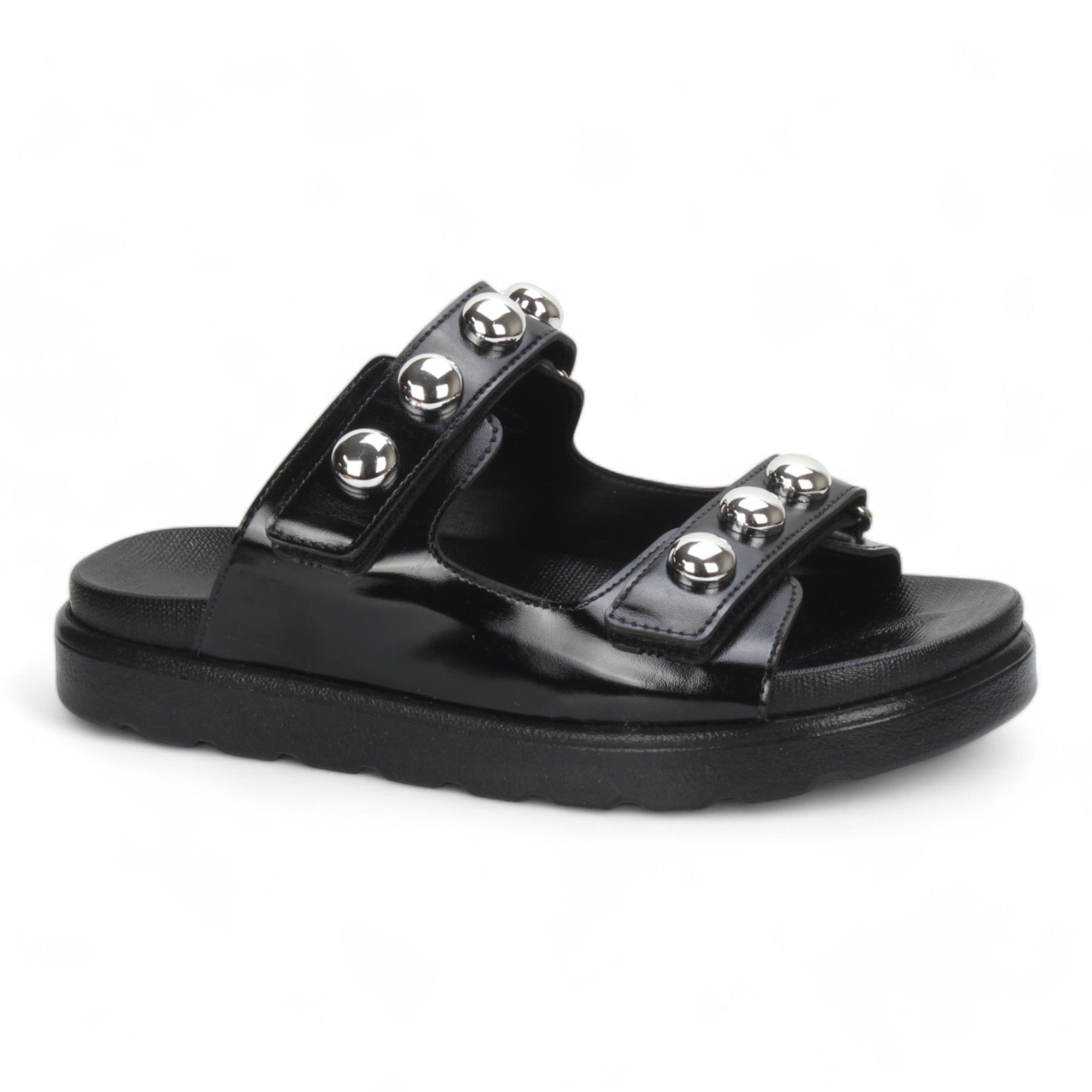 Love Rio Barra Seaside Studded Sandal - Black
