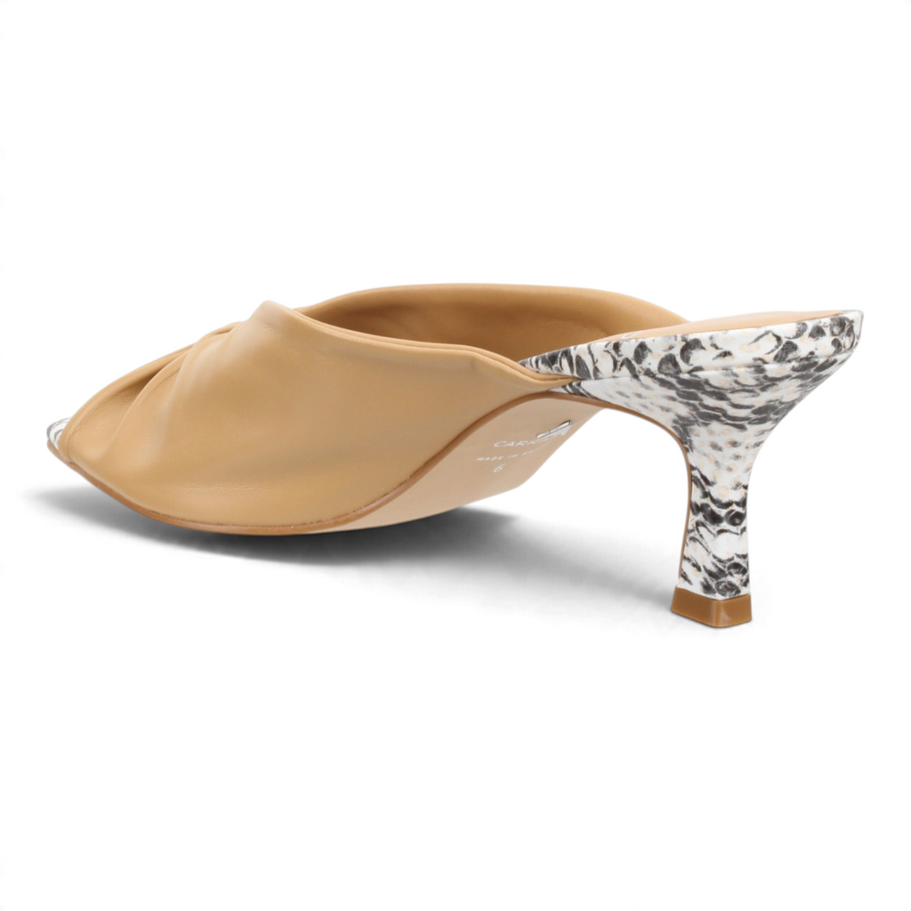 Carrano Sage Slide Leather Sandal-Viper Croissant