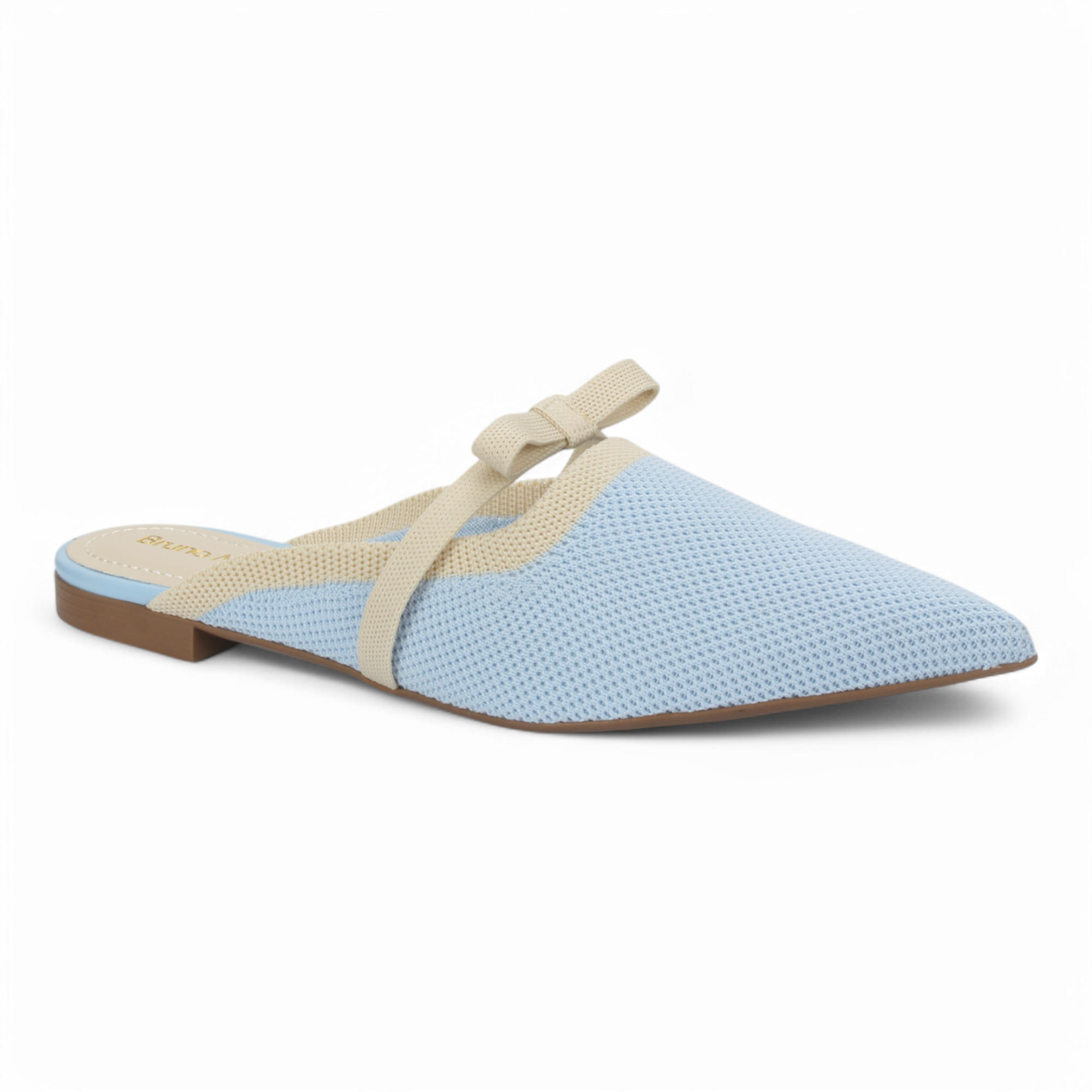 Bruno Menegatti Fanny Knit Mule - Blue