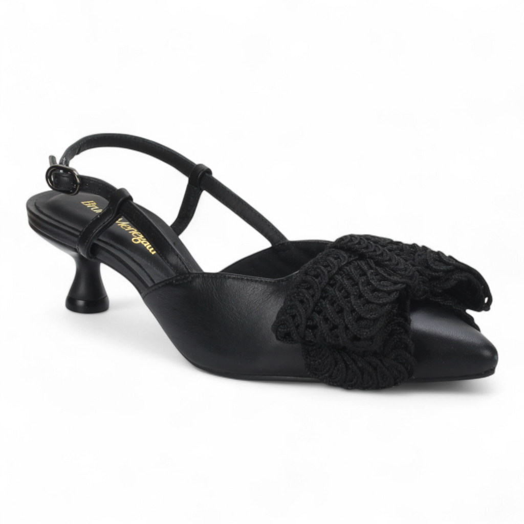 Bruno Menegatti Estela Slinkback Pump - Black