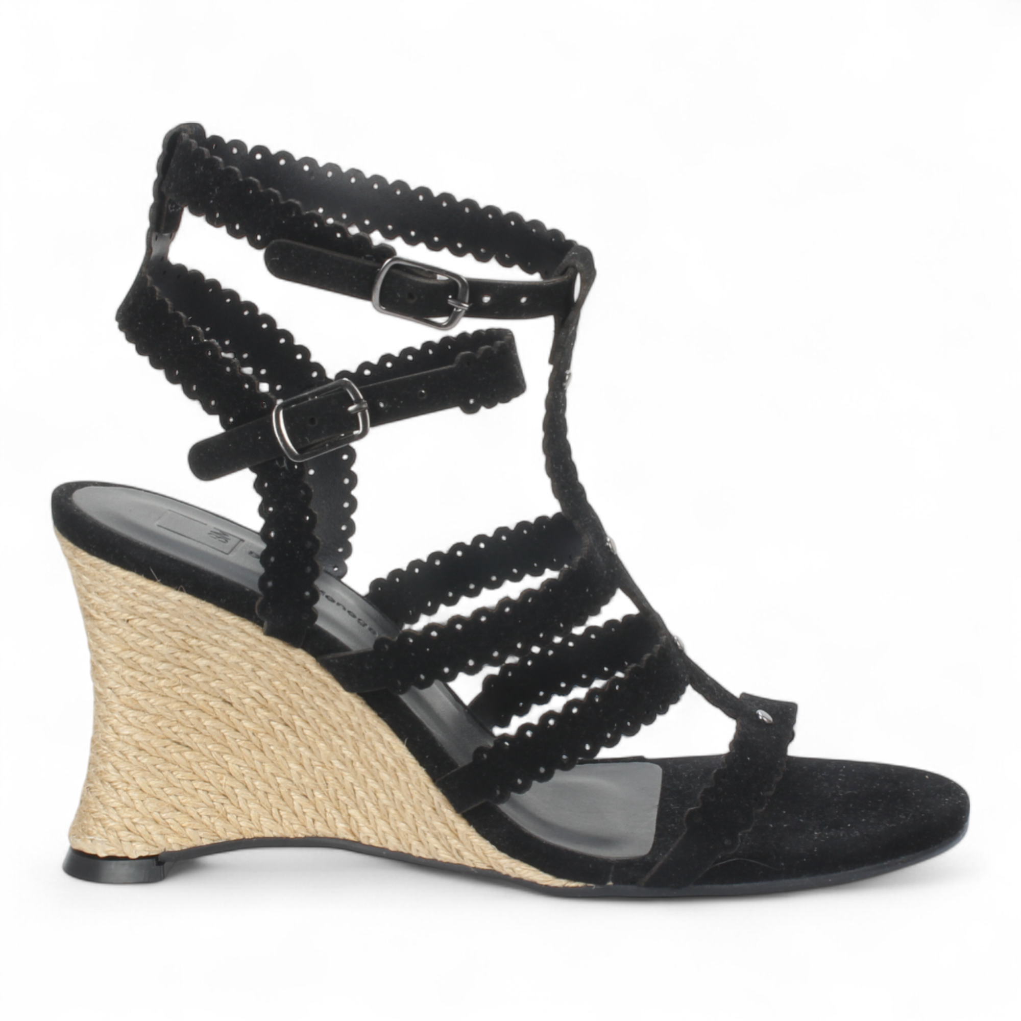 Bruno Menegatti Gia Wedge Sandal - Black