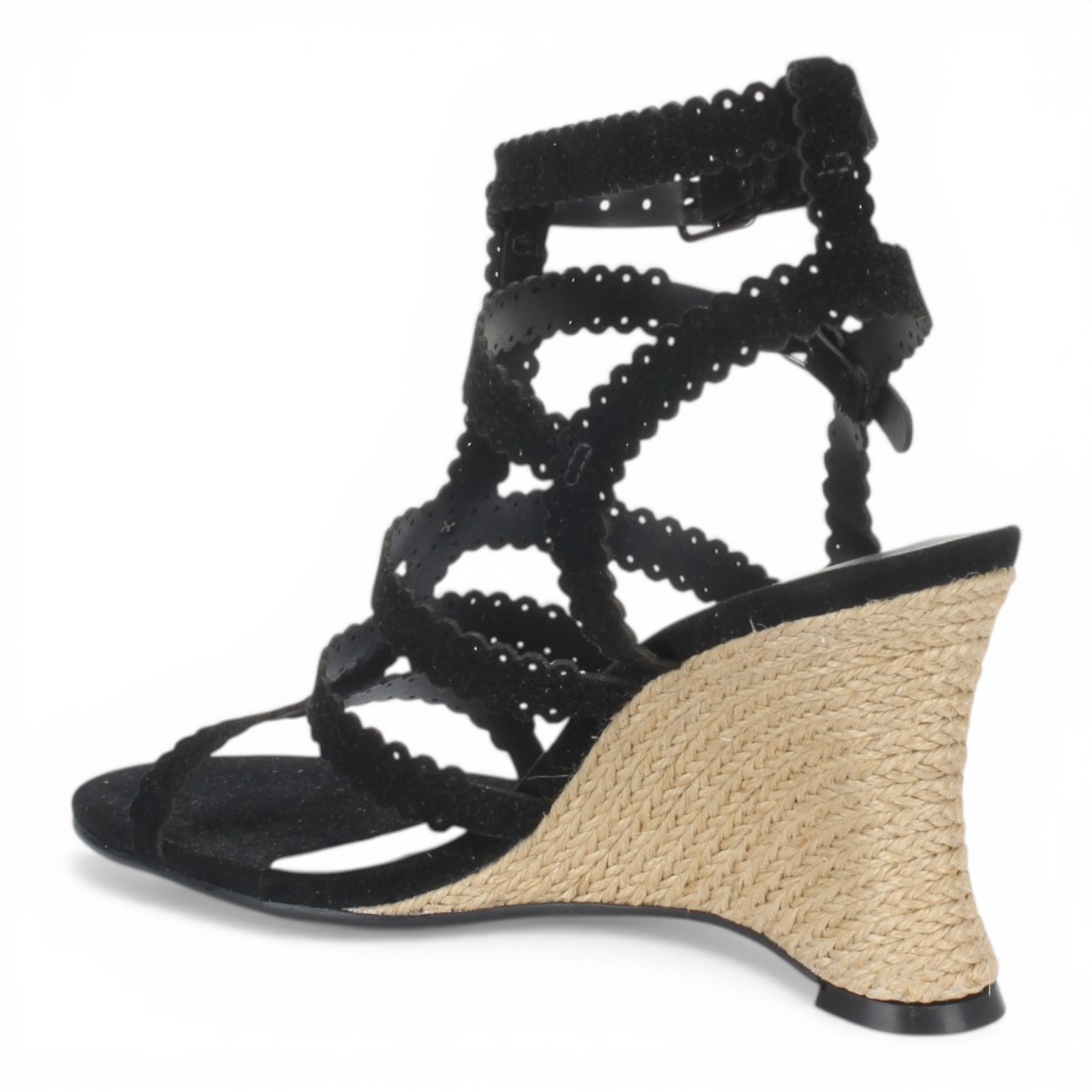 Bruno Menegatti Gia Wedge Sandal - Black