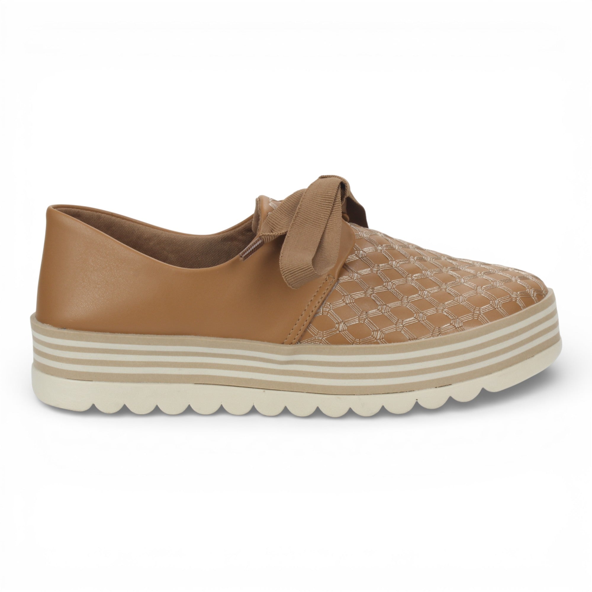 Love Rio Maple Lace up Sneakers - Camel