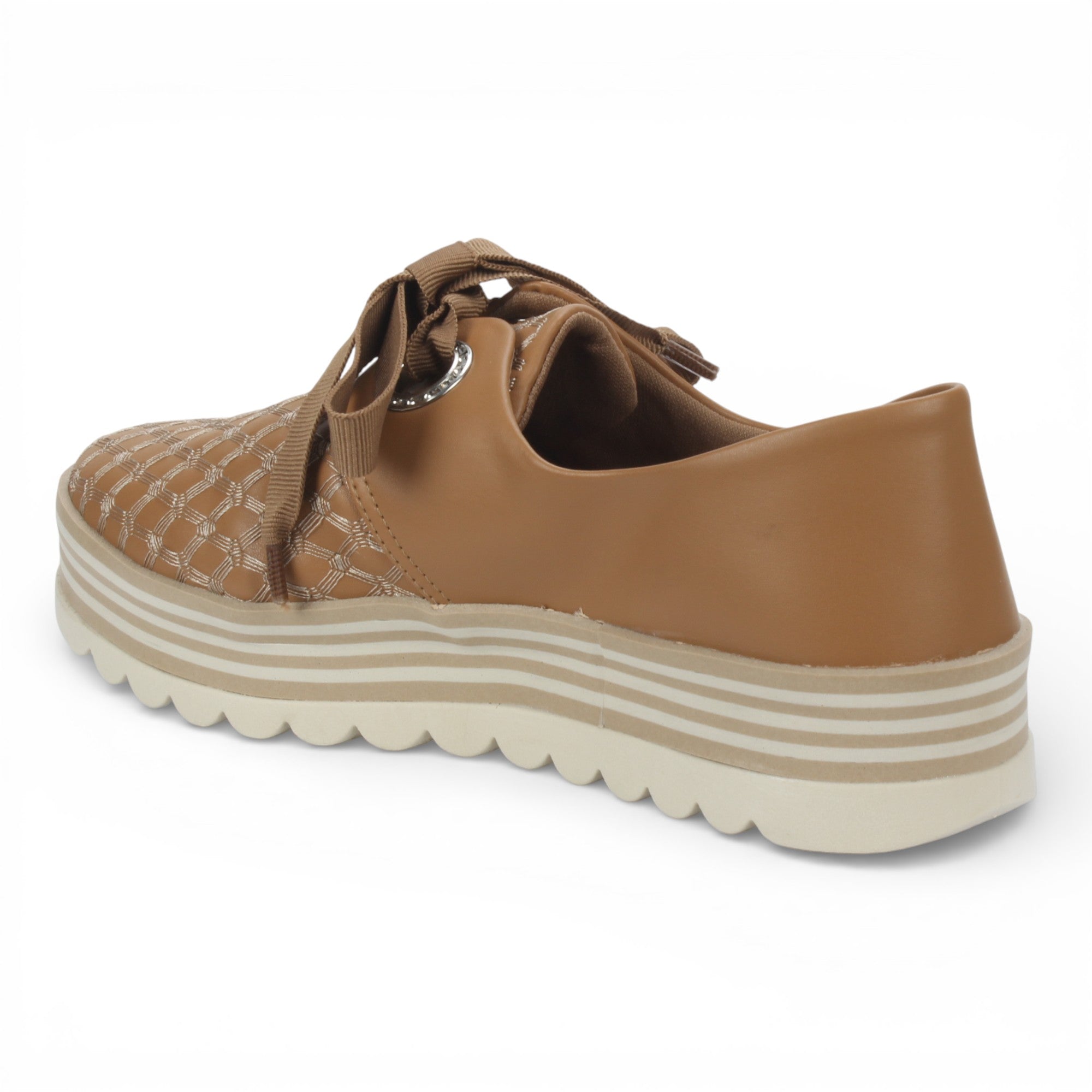 Love Rio Maple Lace up Sneakers - Camel