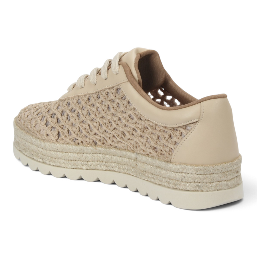 Love Rio Sierra Crochet Vintage Sneaker - Cream