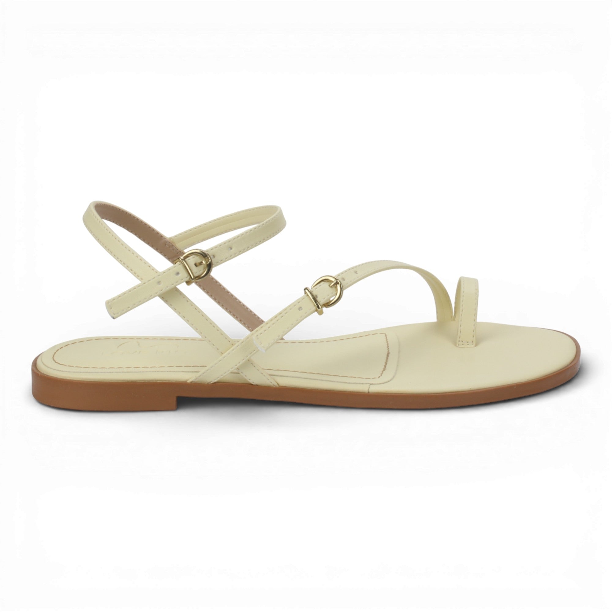 Love Rio Calla Flat Sandal - Vanilla