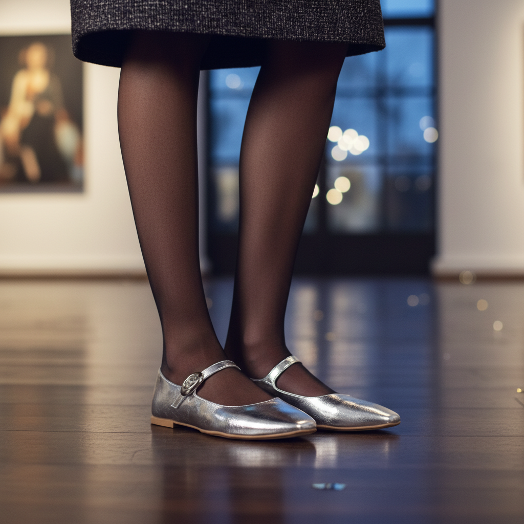 Love Rio Ballet Loafer - Silver