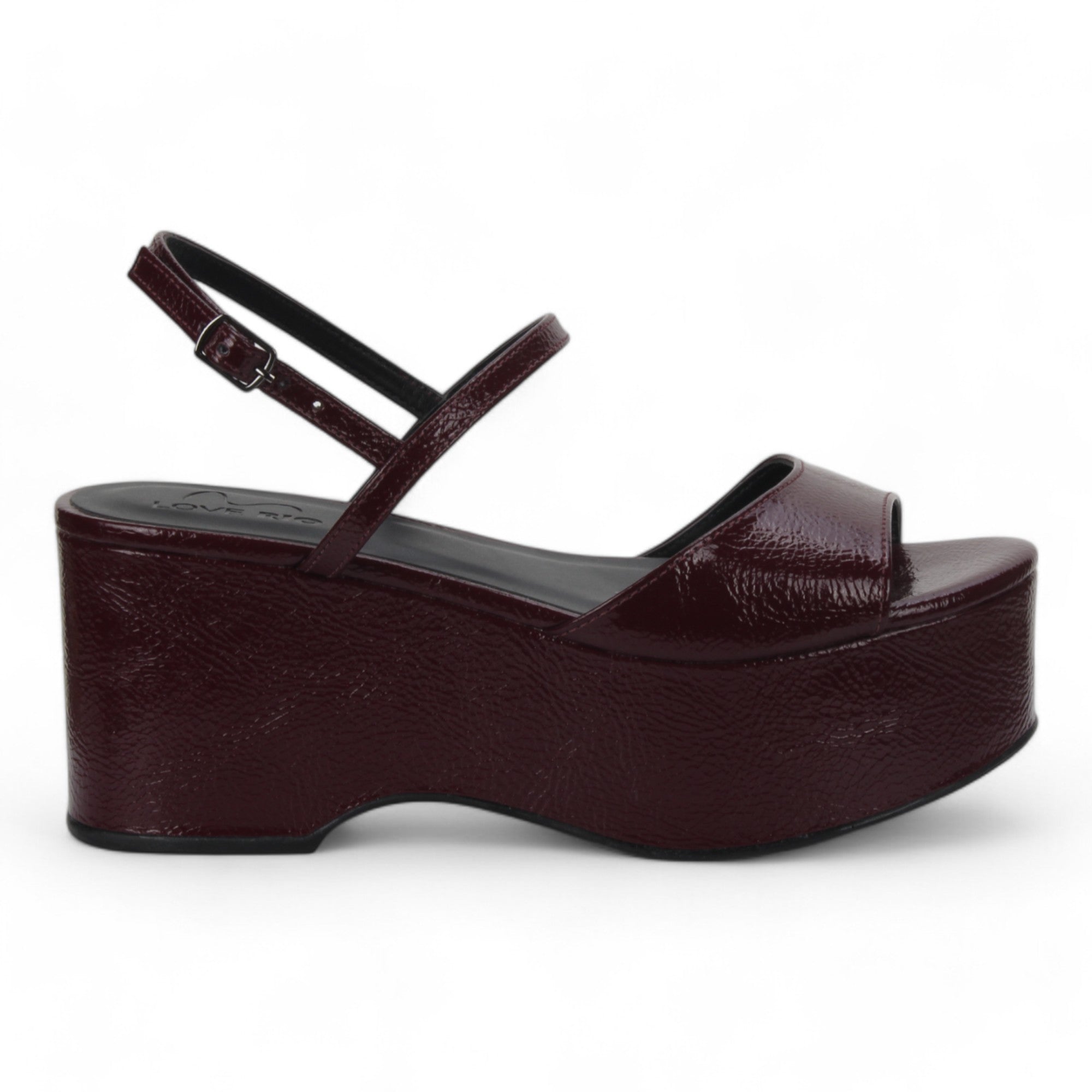 Love Rio Urca Wet Platform Sandal - Mulberry