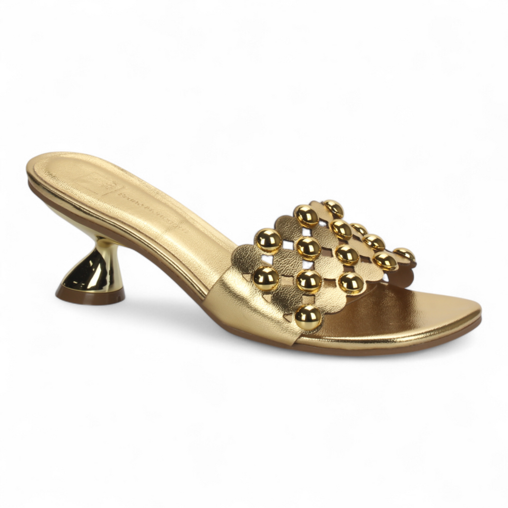 Bruno Menegatti Starry Slide Sandal - Gold