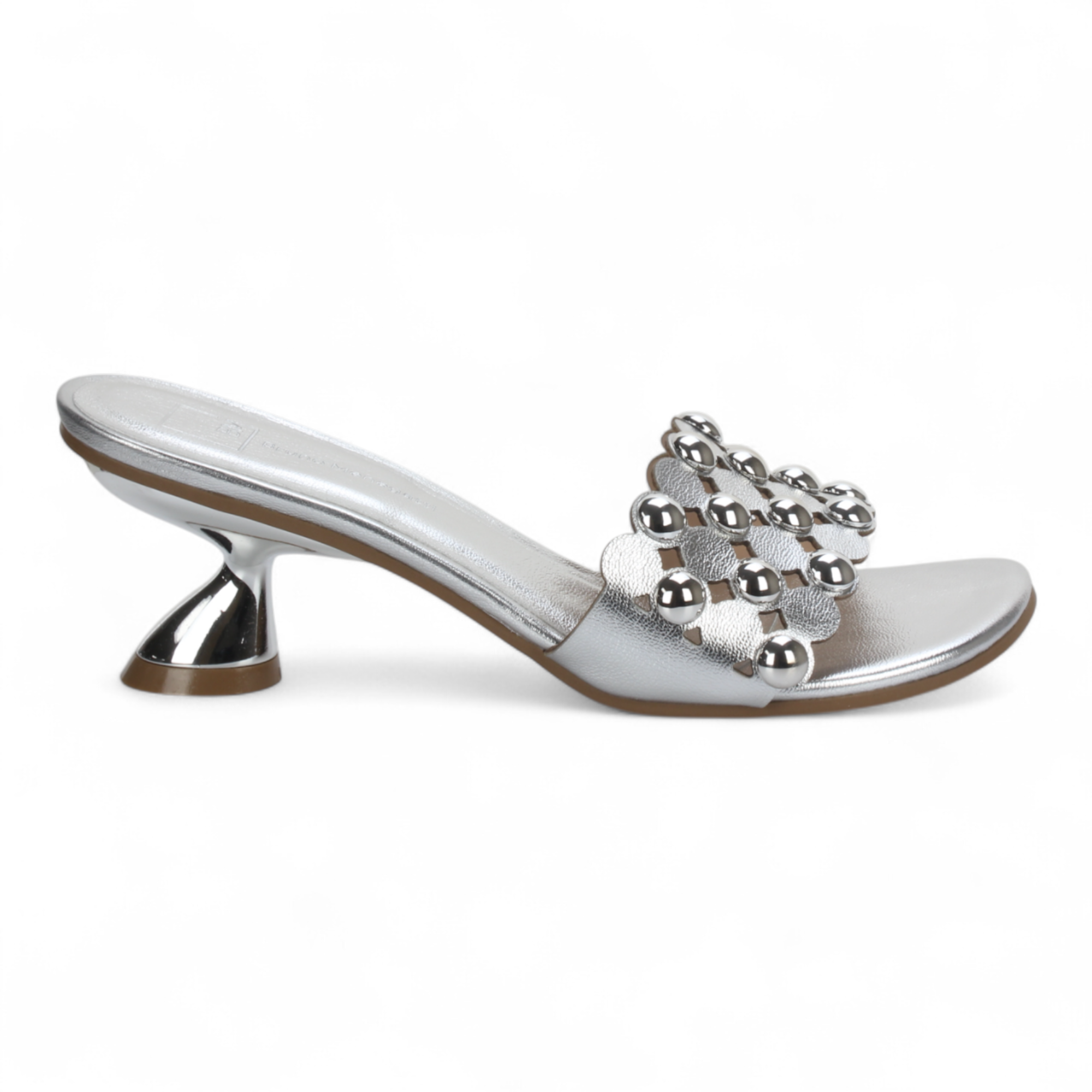 Bruno Menegatti Starry Slide Sandal - Silver