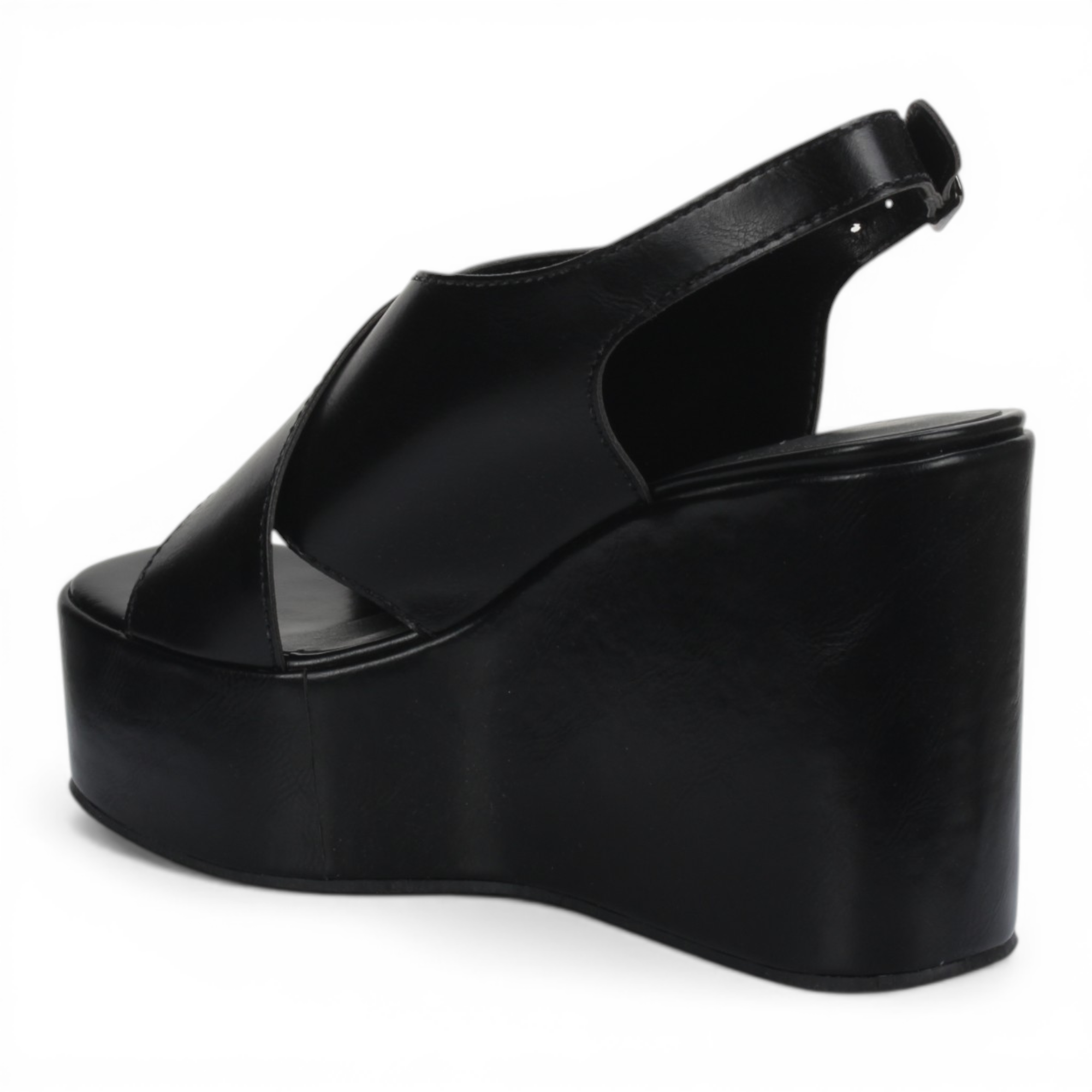Love Rio Zaza Wedge Sandal - Black