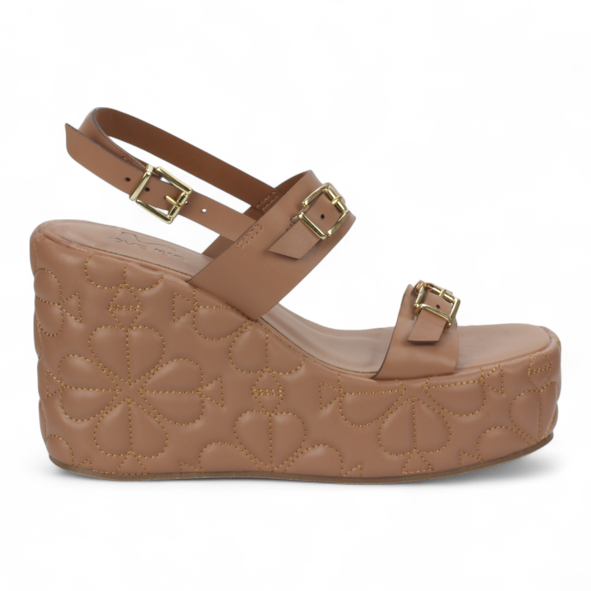 Love Rio Dovie Quilted Wedge Sandal - Mousse
