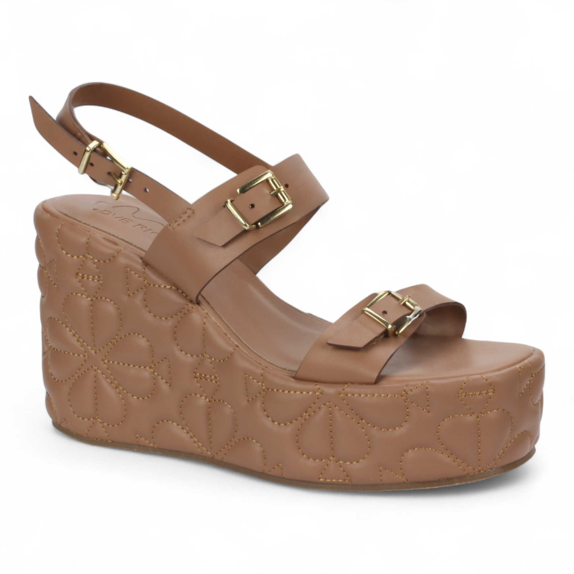 Love Rio Dovie Quilted Wedge Sandal - Mousse