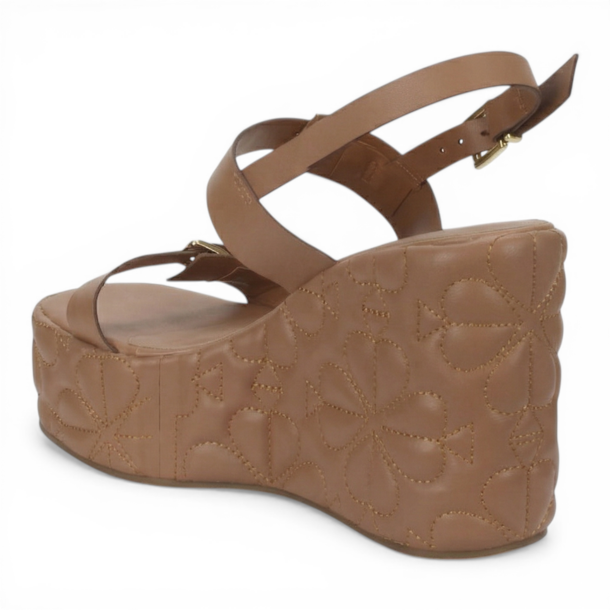 Love Rio Dovie Quilted Wedge Sandal - Mousse