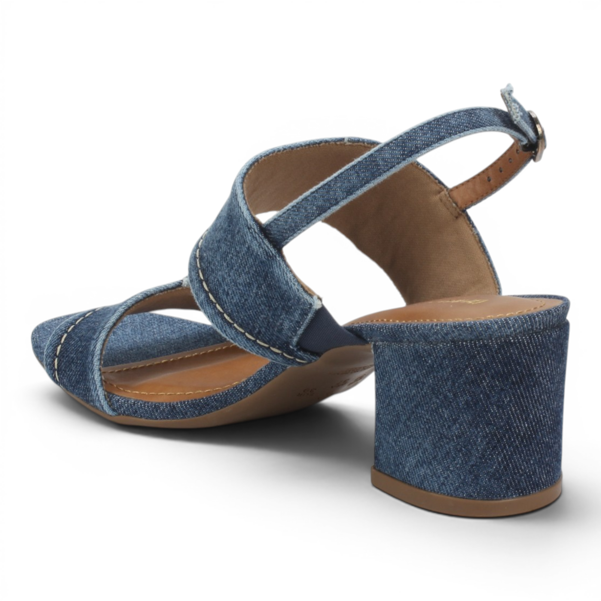 Bruno Menegatti Jane Denim Sandals - Blue Denim