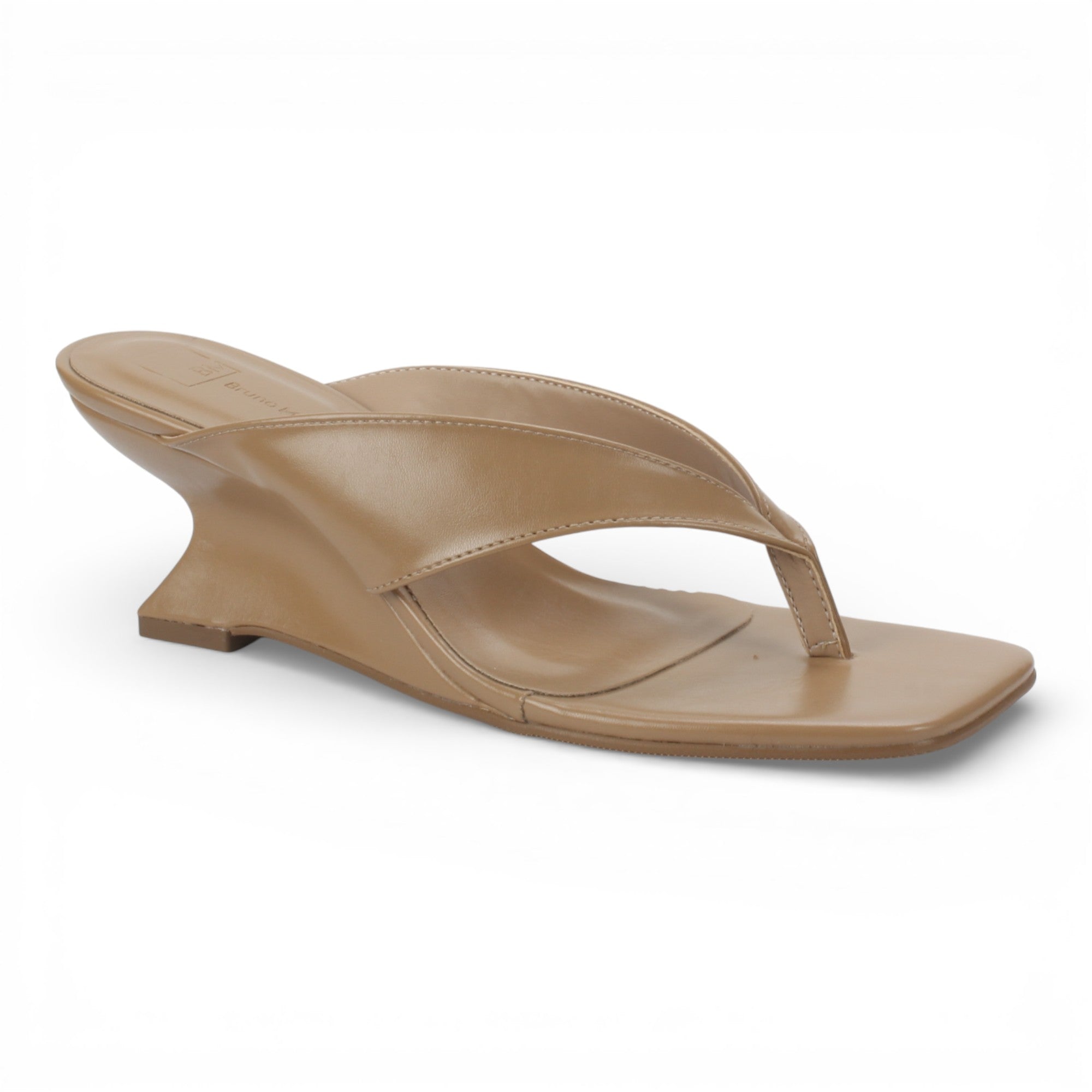 Bruno Menegatti Martine Wedge Thong Sandal - Nude