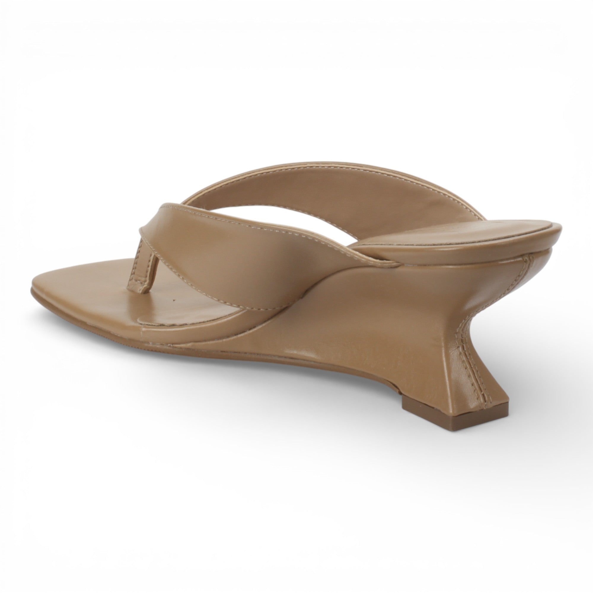 Bruno Menegatti Martine Wedge Thong Sandal - Nude