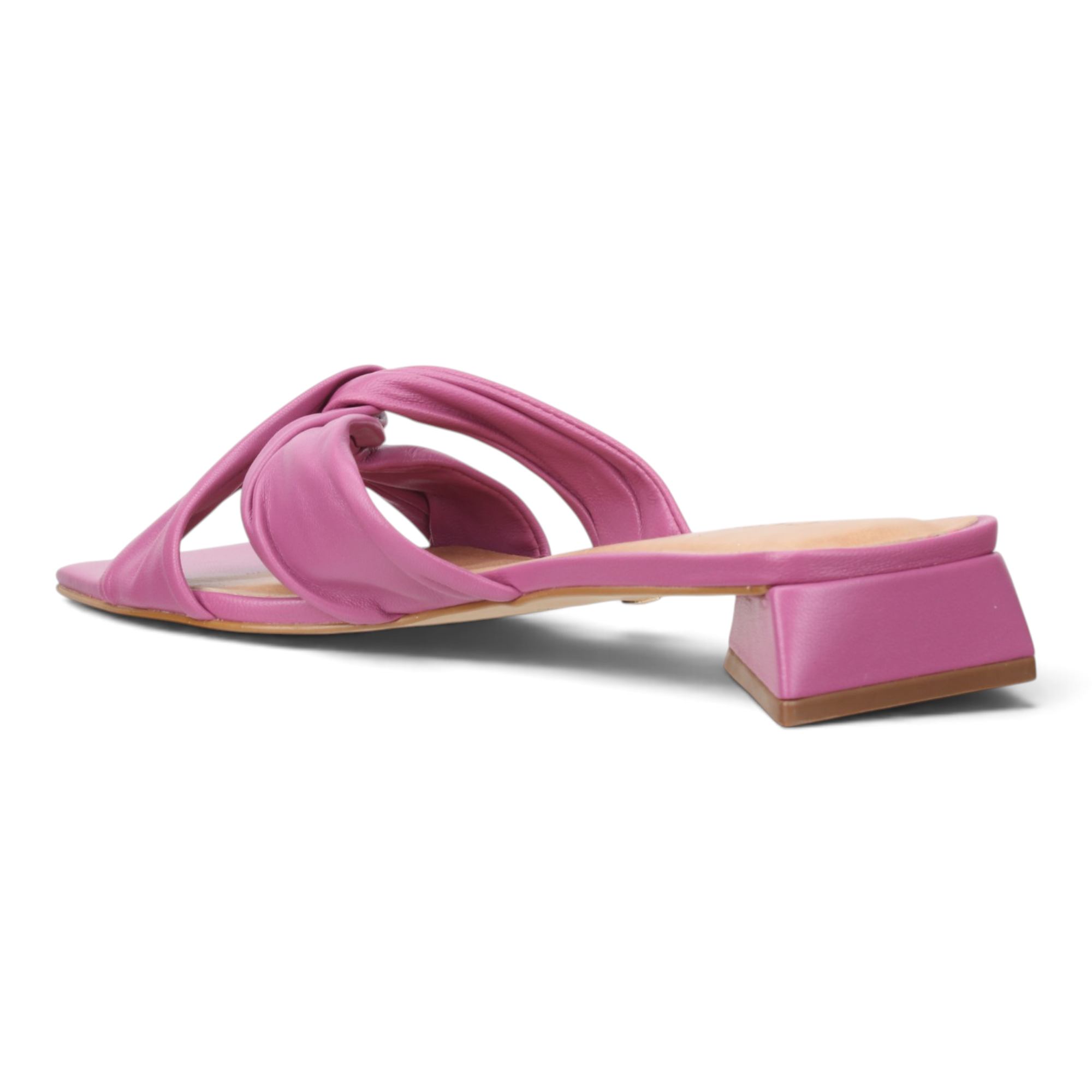 Carrano Serenity Leather Slide Sandal - Amora