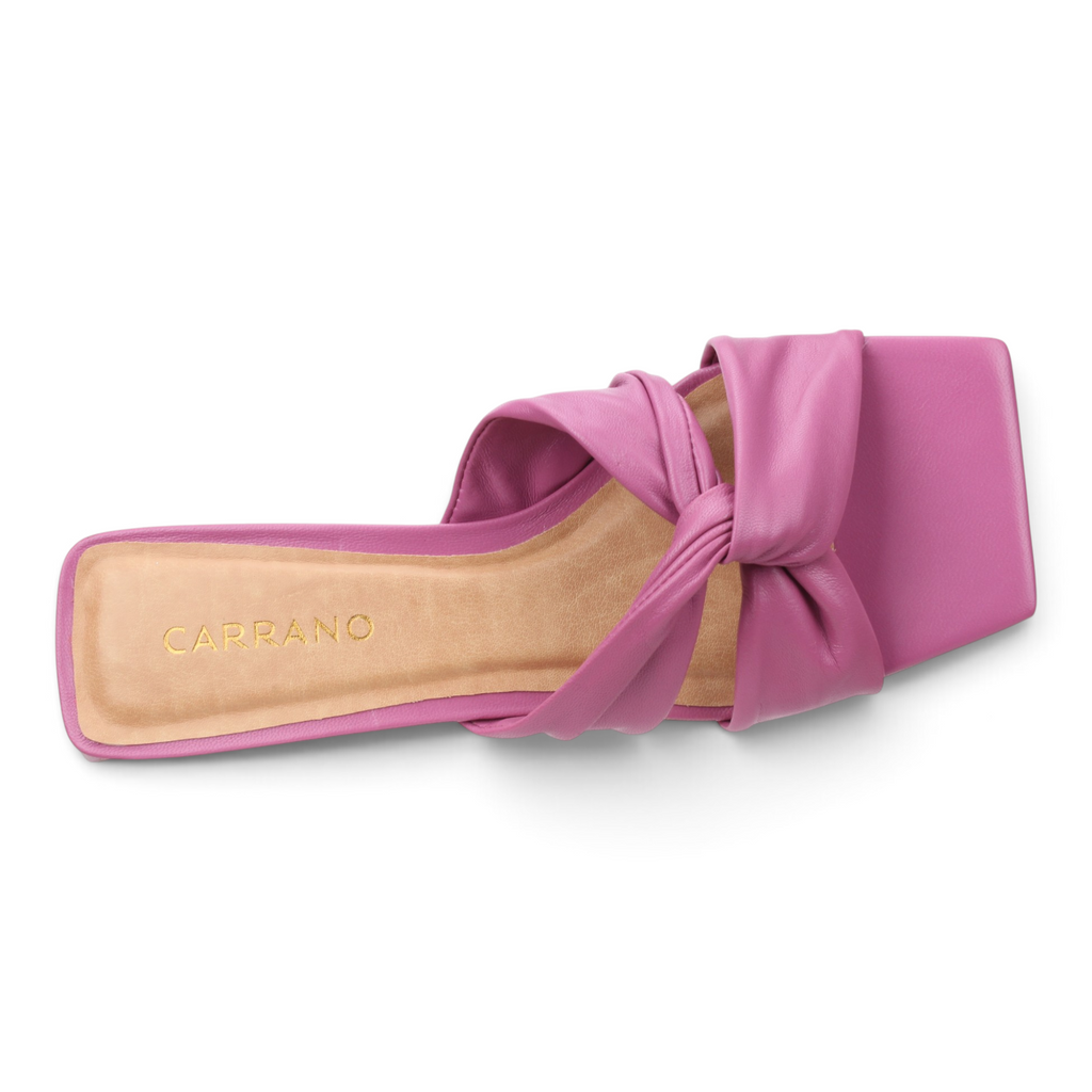 Carrano Serenity Leather Slide Sandal - Amora