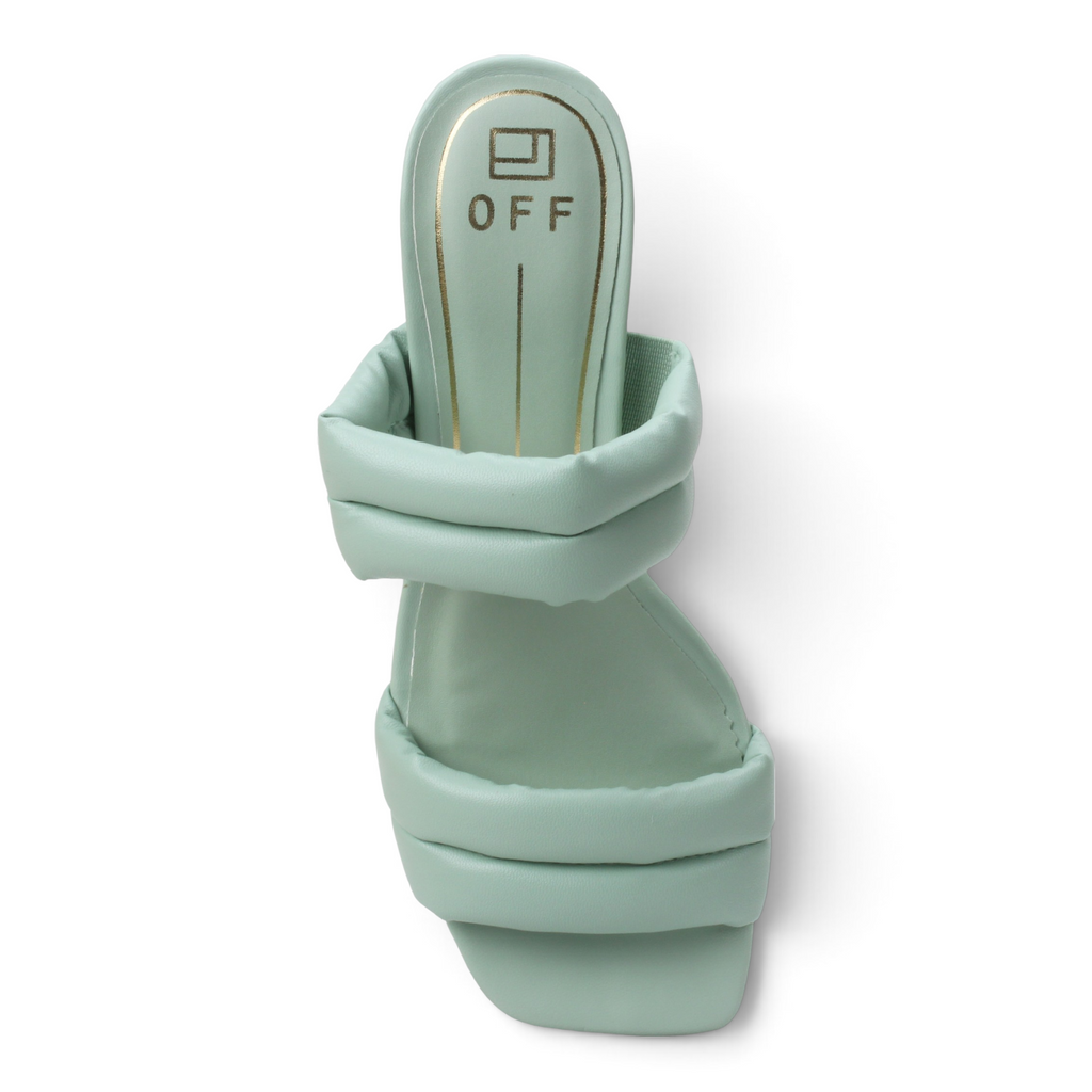 Offline Jolene Clear Heel Sandal - Mint
