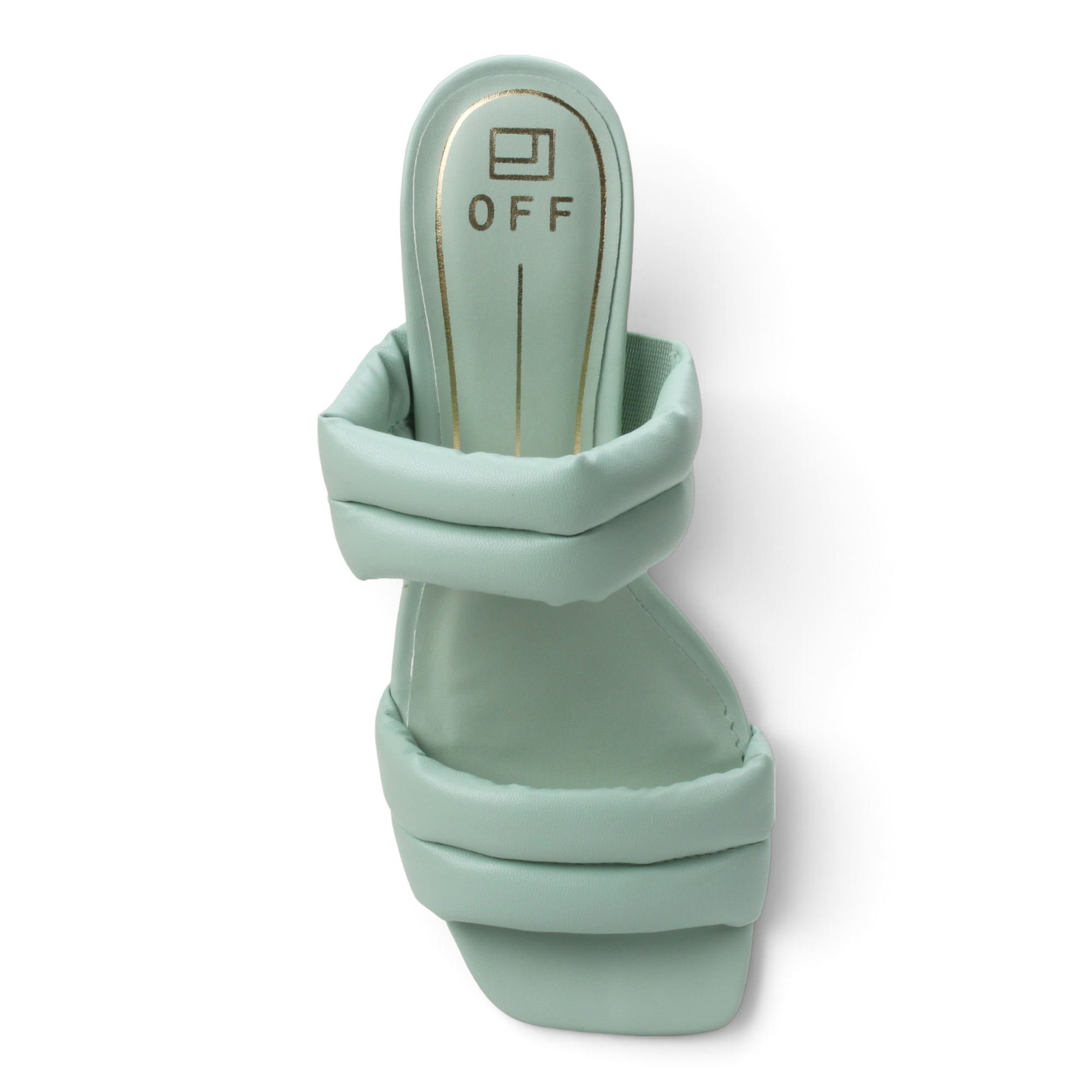 Offline Jolene Clear Heel Sandal - Mint