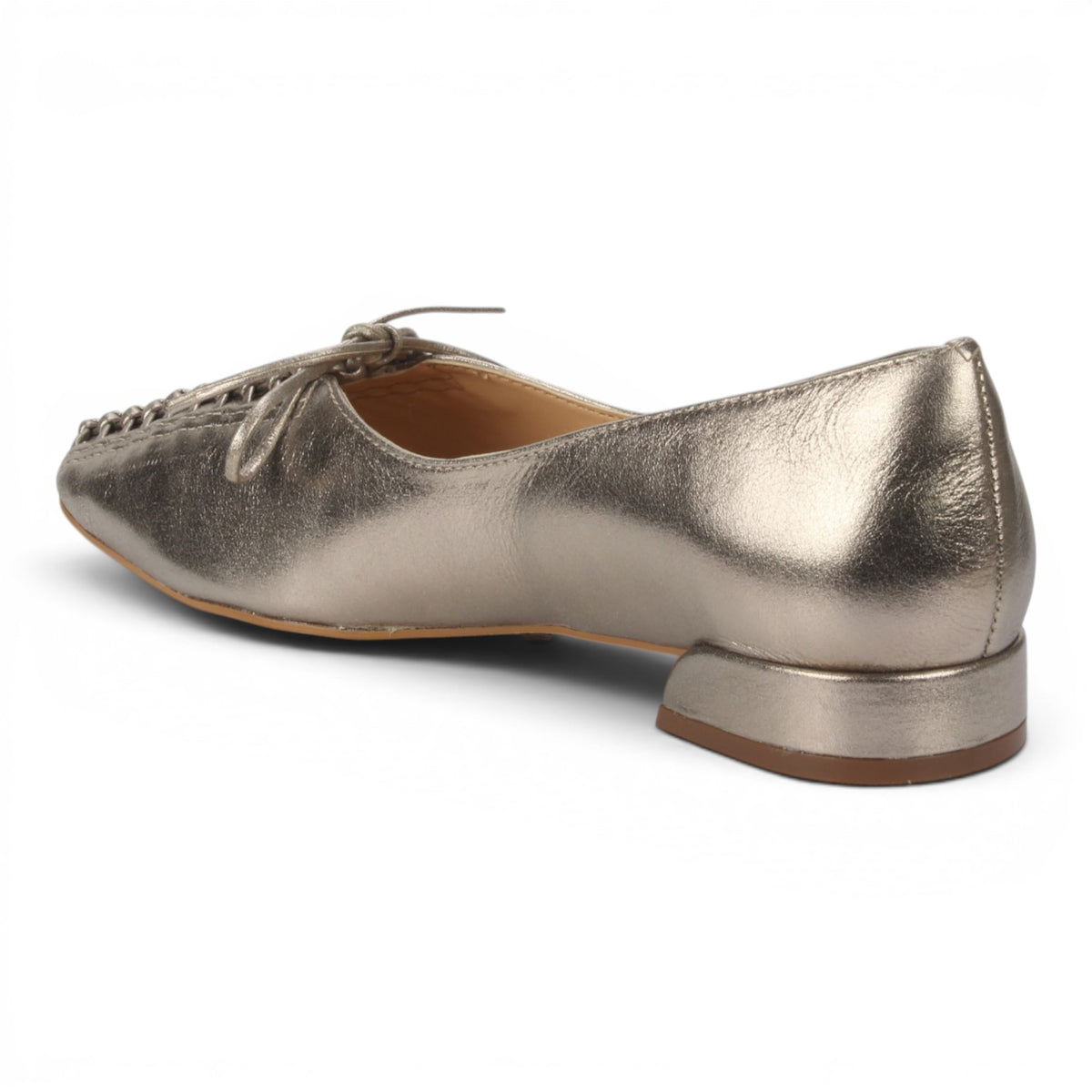 Bruno Menegatti Coraline Leather Loafers - Pewter