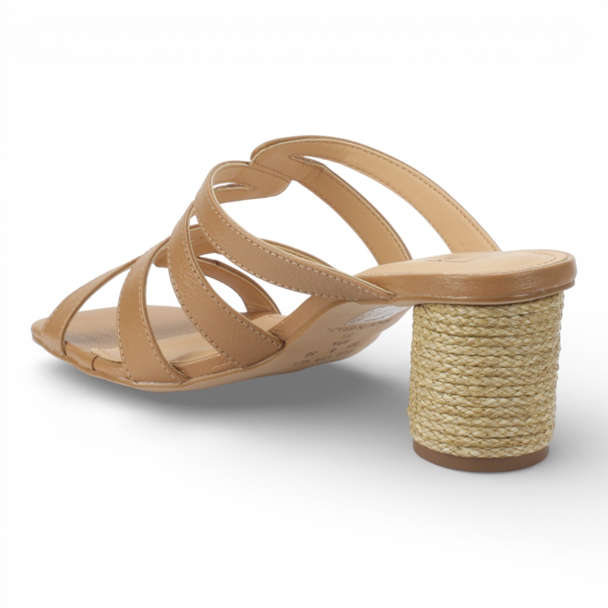 Bruno Menegatti Leather Slide Mules Sandals - Coconut