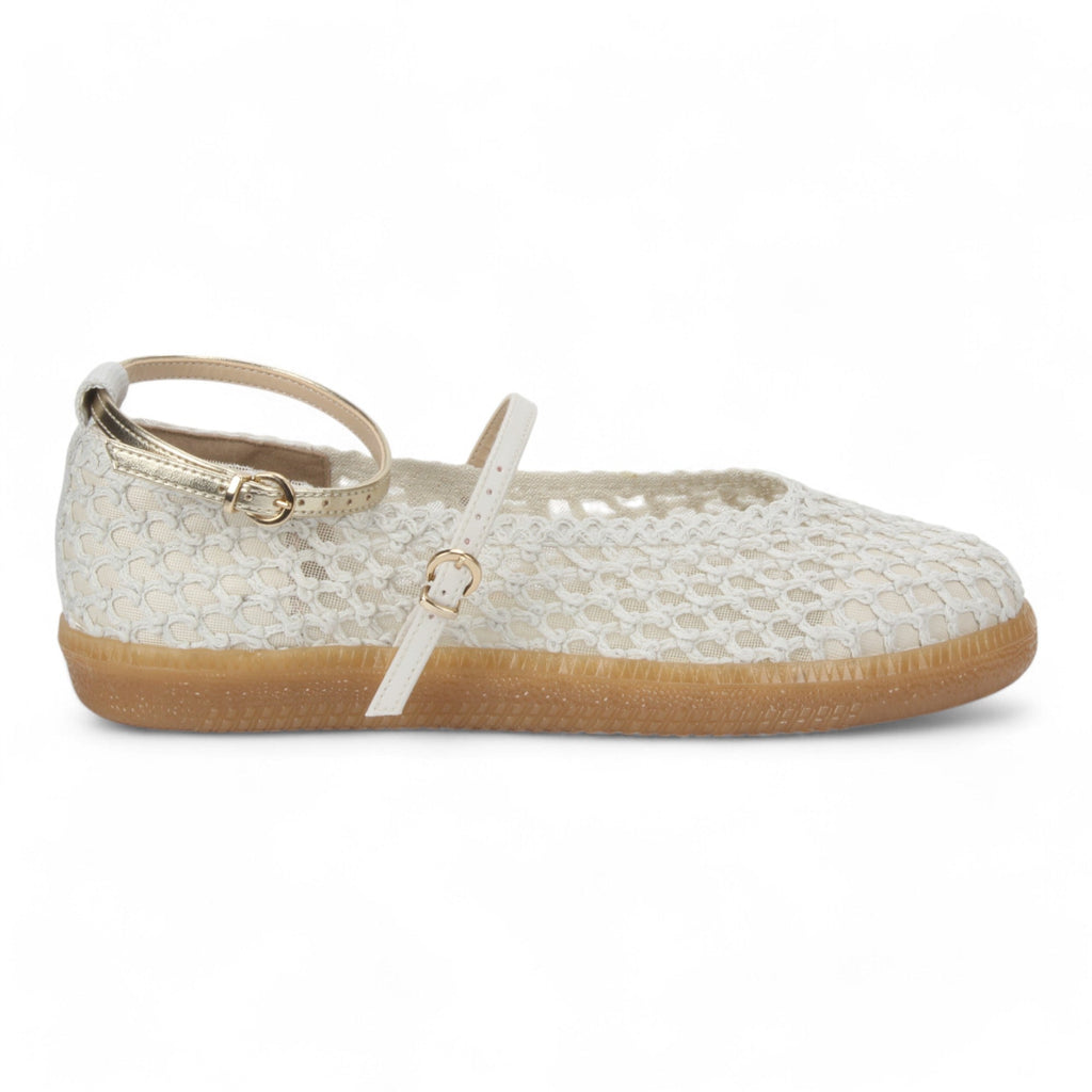 Love Rio Natty Crochet Mary Jane - Off White