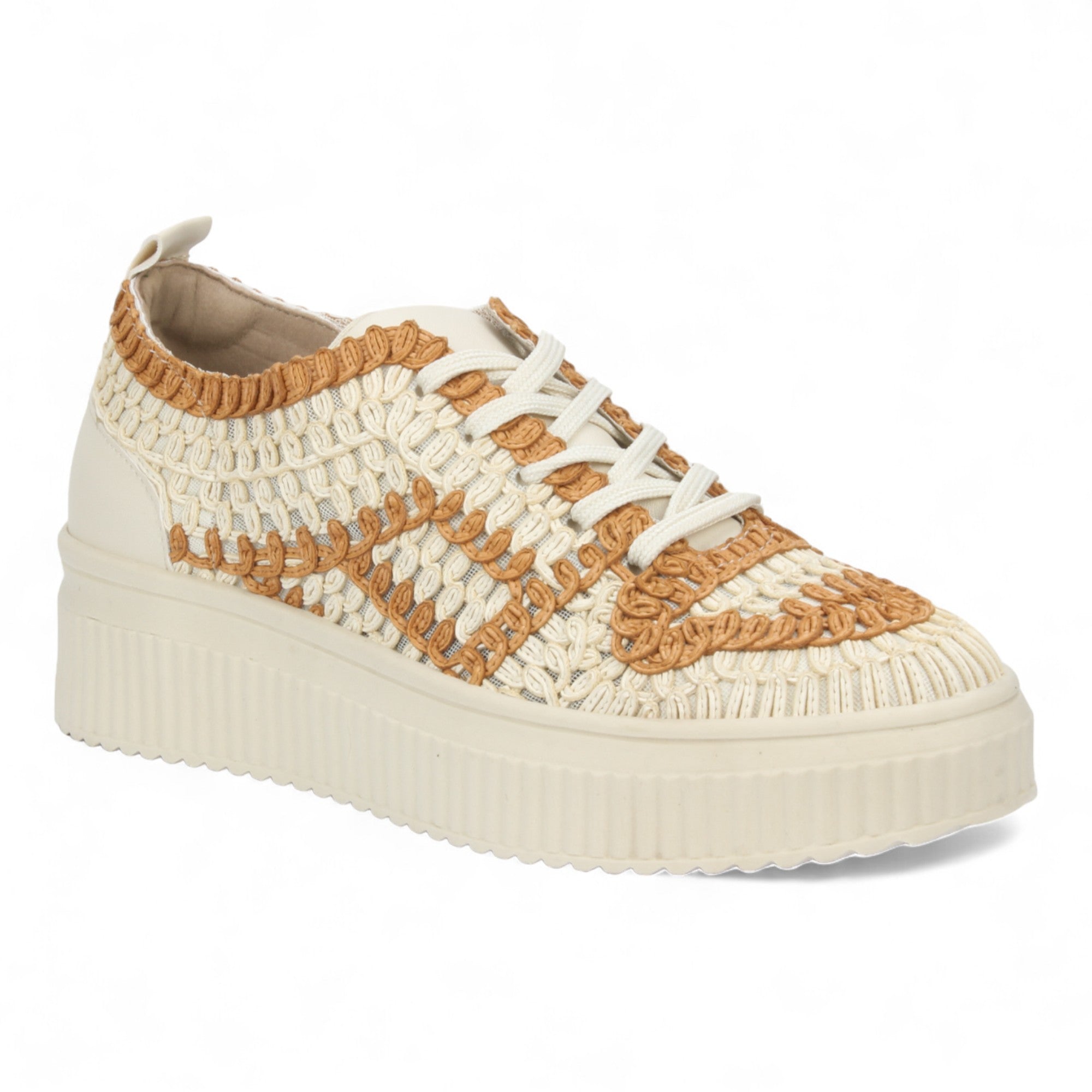 Love Rio Naomi Crochet Sneaker - Caramel