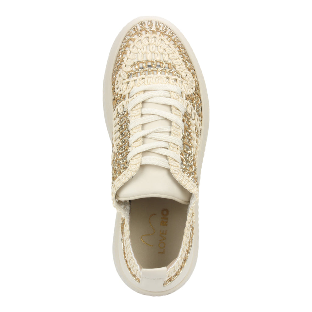 Love Rio Naomi Crochet Sneaker - Caramel