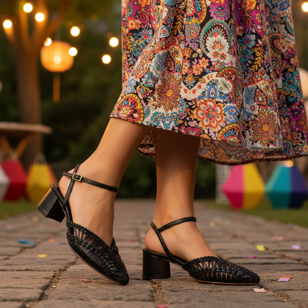 Bruno Menegatti Thrisha Dress Sandal Leather - Black