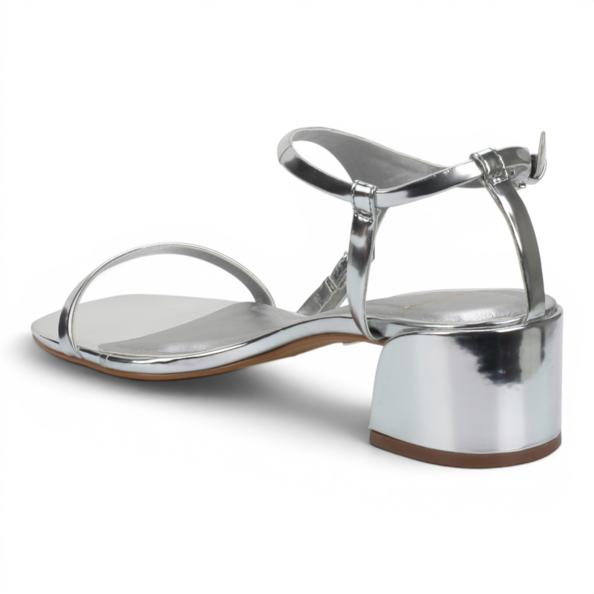 Carrano Nora Patent Leather Dress Sandal - Glam Silver