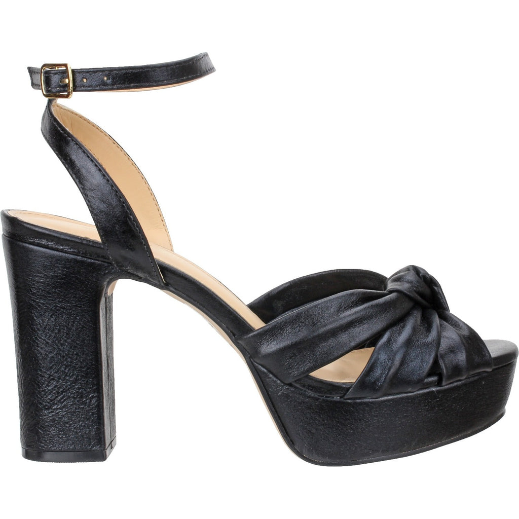 Bruno Menegatti Lauren Leather Dress Sandal - Black
