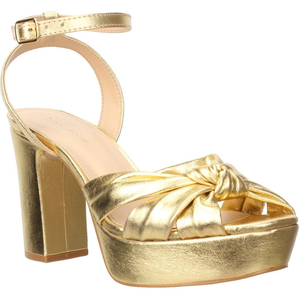 Bruno Menegatti Lauren Leather Dress Sandal - Gold