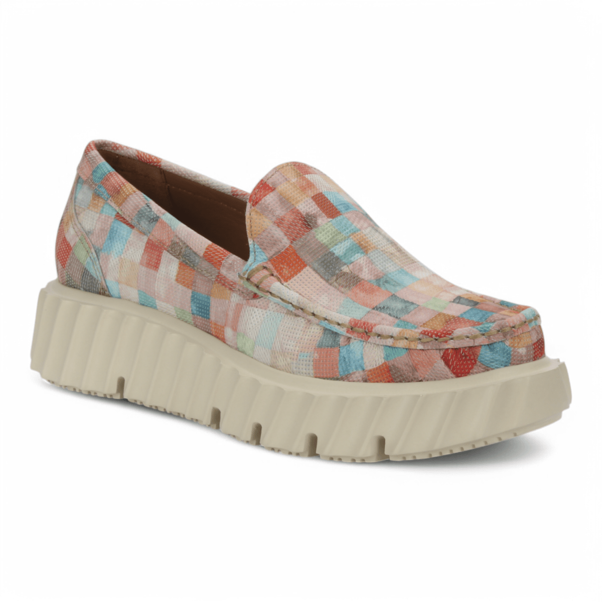 Bruno Menegatti Piemonte Mosaic Leather Loafer - Cobra Multi